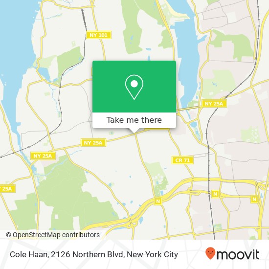 Mapa de Cole Haan, 2126 Northern Blvd