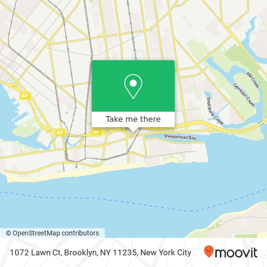 1072 Lawn Ct, Brooklyn, NY 11235 map
