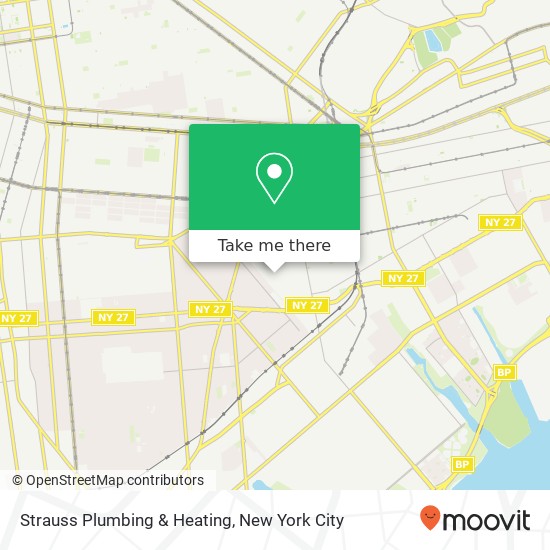 Strauss Plumbing & Heating map