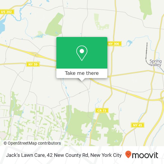 Mapa de Jack's Lawn Care, 42 New County Rd