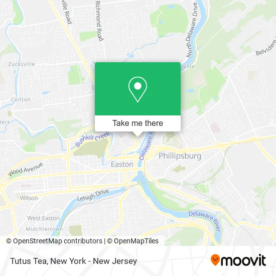 Tutus Tea map