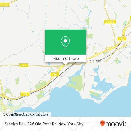 Mapa de Steelys Deli, 226 Old Post Rd