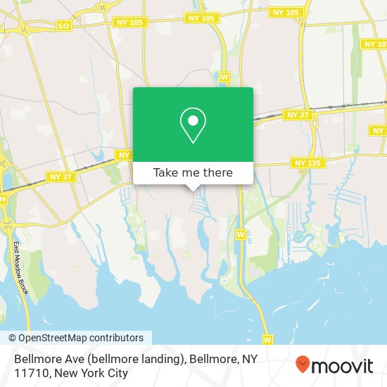 Bellmore Ave (bellmore landing), Bellmore, NY 11710 map