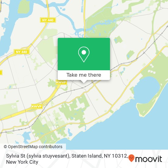 Mapa de Sylvia St (sylvia stuyvesant), Staten Island, NY 10312