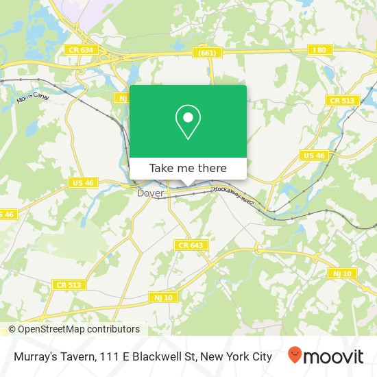 Mapa de Murray's Tavern, 111 E Blackwell St