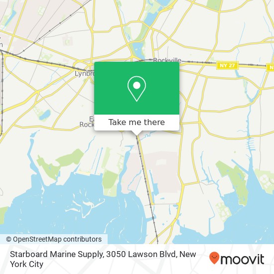 Mapa de Starboard Marine Supply, 3050 Lawson Blvd