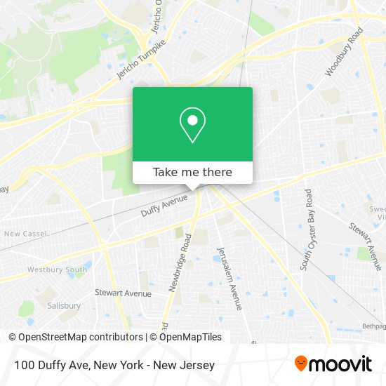 Mapa de 100 Duffy Ave