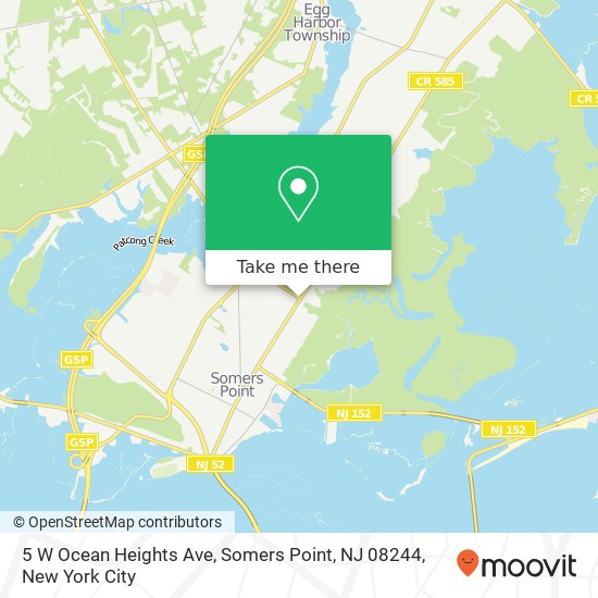 5 W Ocean Heights Ave, Somers Point, NJ 08244 map