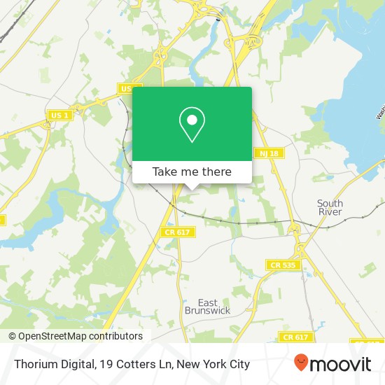 Mapa de Thorium Digital, 19 Cotters Ln
