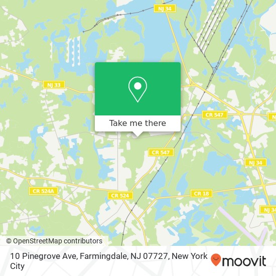 10 Pinegrove Ave, Farmingdale, NJ 07727 map