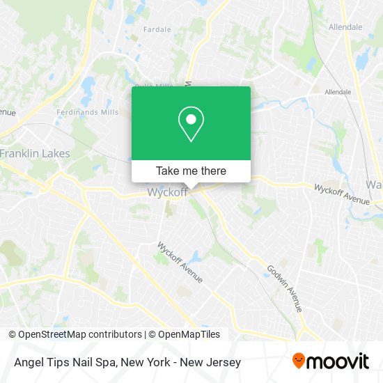 Mapa de Angel Tips Nail Spa
