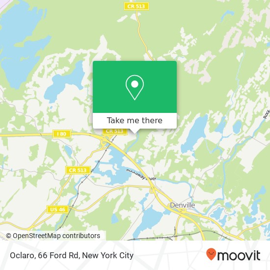 Mapa de Oclaro, 66 Ford Rd