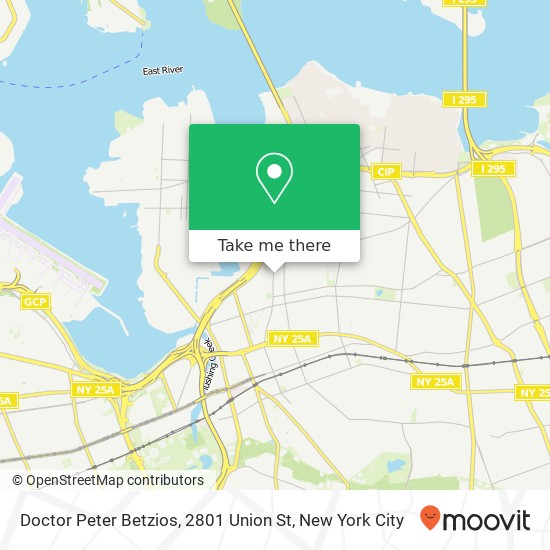 Mapa de Doctor Peter Betzios, 2801 Union St