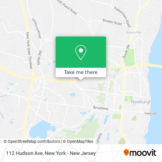 Mapa de 112 Hudson Ave
