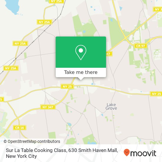 Sur La Table Cooking Class, 630 Smith Haven Mall map