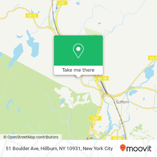 51 Boulder Ave, Hillburn, NY 10931 map