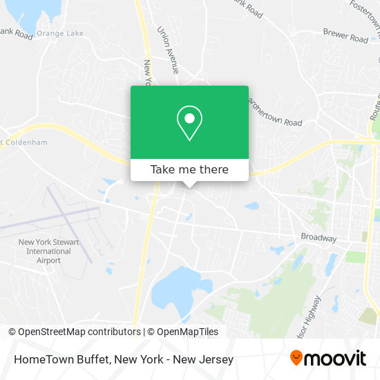 Mapa de HomeTown Buffet