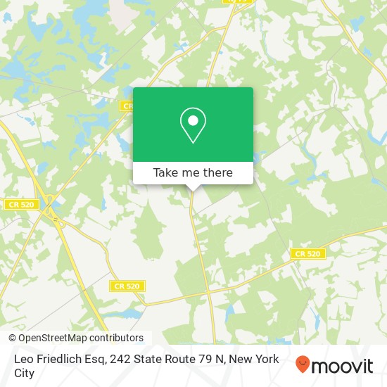 Leo Friedlich Esq, 242 State Route 79 N map