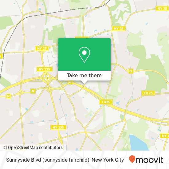 Mapa de Sunnyside Blvd (sunnyside fairchild), Plainview, NY 11803