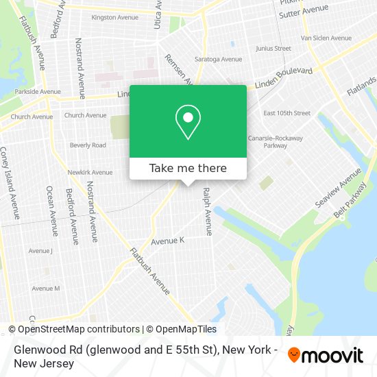 Glenwood Rd (glenwood and E 55th St) map