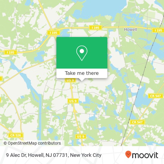 9 Alec Dr, Howell, NJ 07731 map