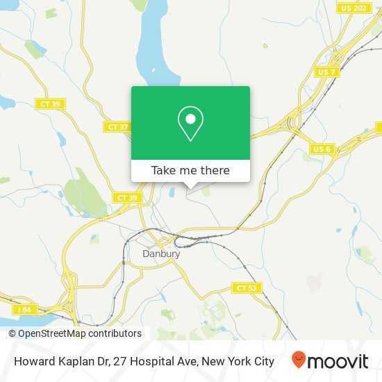 Mapa de Howard Kaplan Dr, 27 Hospital Ave