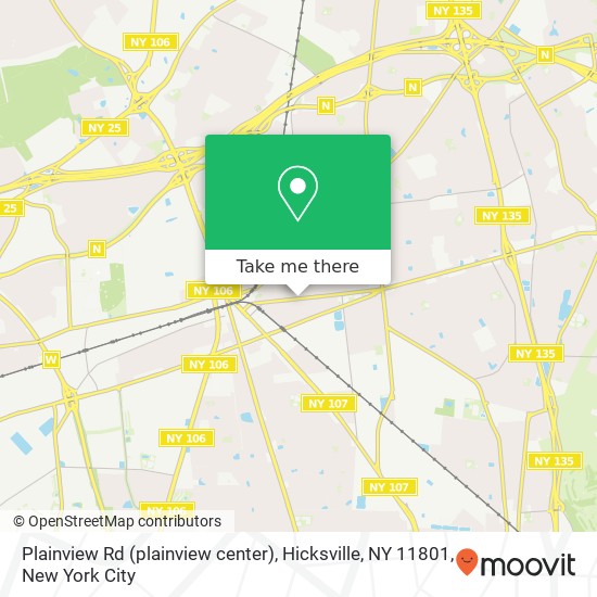 Mapa de Plainview Rd (plainview center), Hicksville, NY 11801