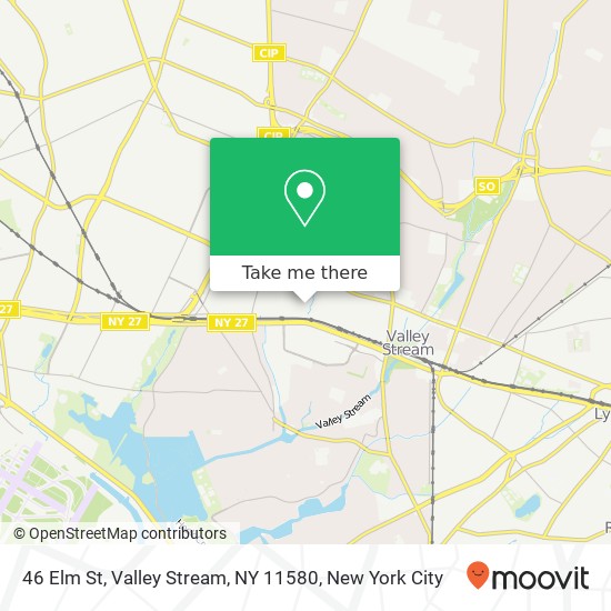 46 Elm St, Valley Stream, NY 11580 map