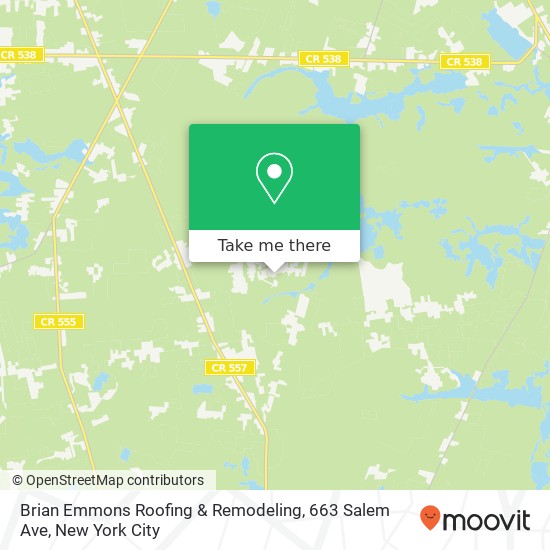 Brian Emmons Roofing & Remodeling, 663 Salem Ave map