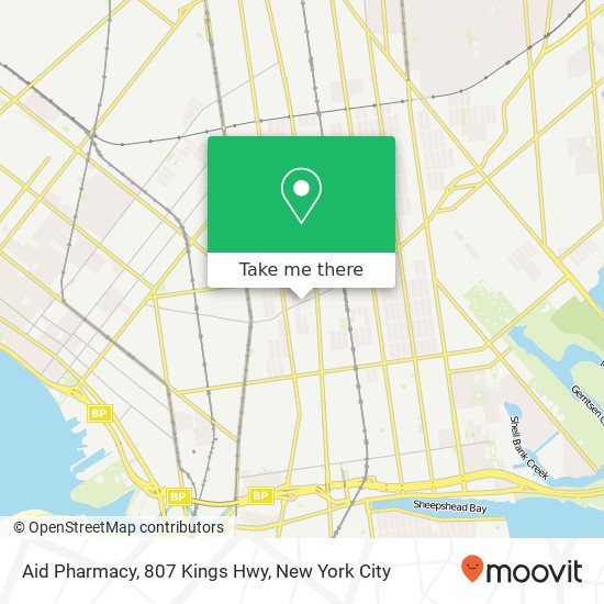 Mapa de Aid Pharmacy, 807 Kings Hwy