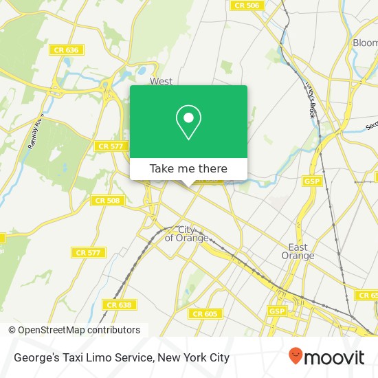 Mapa de George's Taxi Limo Service