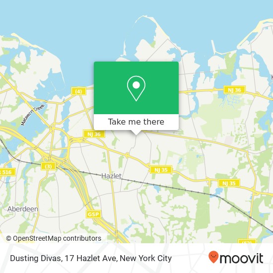 Mapa de Dusting Divas, 17 Hazlet Ave