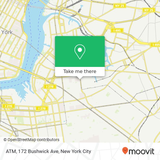 ATM, 172 Bushwick Ave map