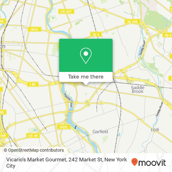 Vicario's Market Gourmet, 242 Market St map