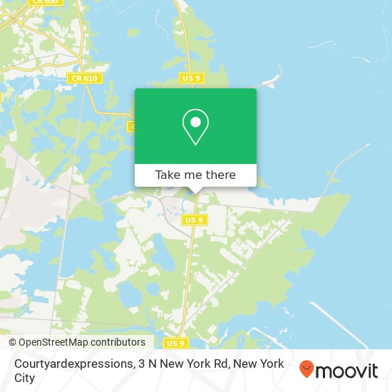Mapa de Courtyardexpressions, 3 N New York Rd