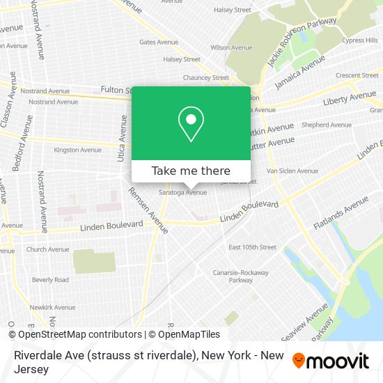 Mapa de Riverdale Ave (strauss st riverdale)