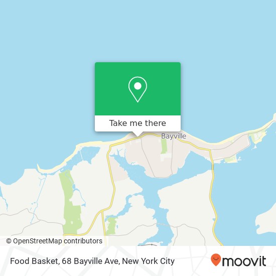 Mapa de Food Basket, 68 Bayville Ave