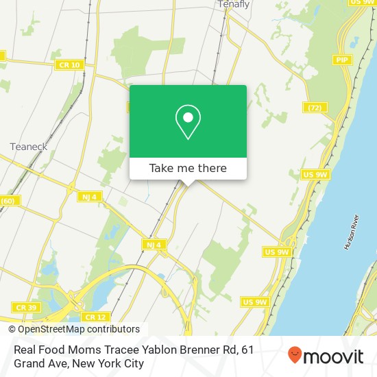 Mapa de Real Food Moms Tracee Yablon Brenner Rd, 61 Grand Ave