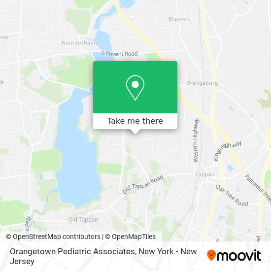 Mapa de Orangetown Pediatric Associates