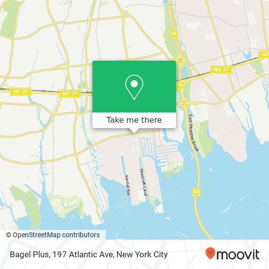 Mapa de Bagel Plus, 197 Atlantic Ave
