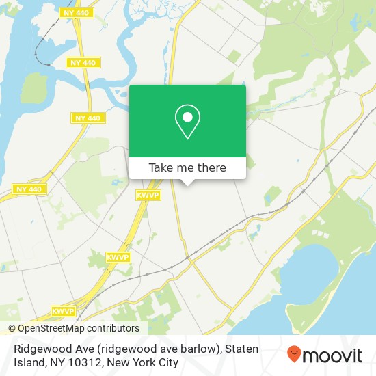 Ridgewood Ave (ridgewood ave barlow), Staten Island, NY 10312 map