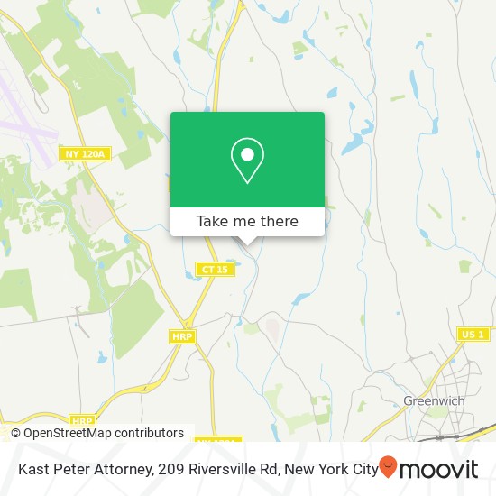 Mapa de Kast Peter Attorney, 209 Riversville Rd