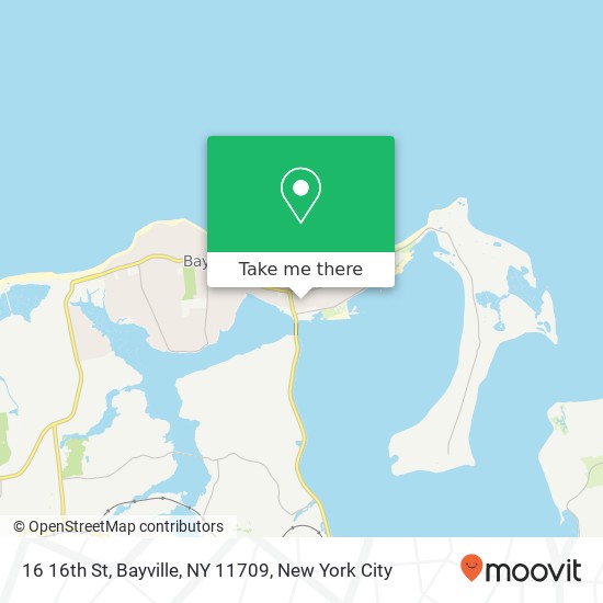 Mapa de 16 16th St, Bayville, NY 11709