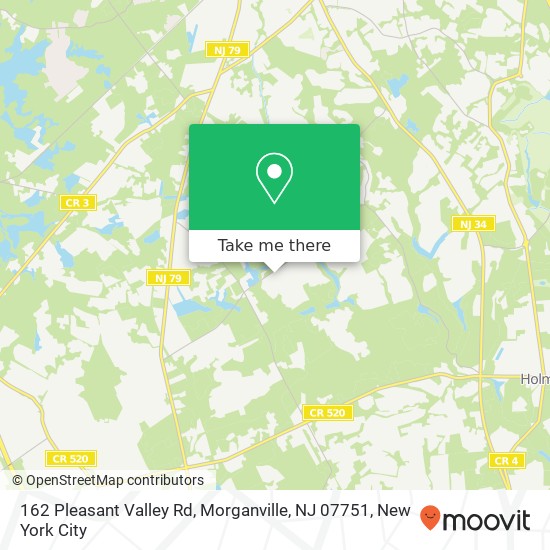 162 Pleasant Valley Rd, Morganville, NJ 07751 map