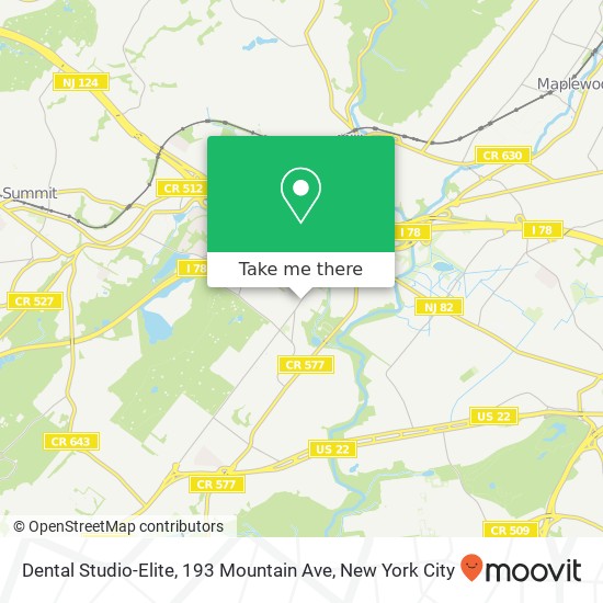 Dental Studio-Elite, 193 Mountain Ave map