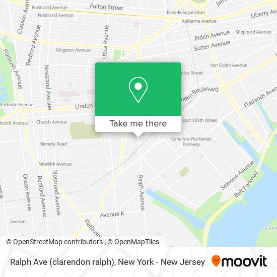 Ralph Ave (clarendon ralph) map