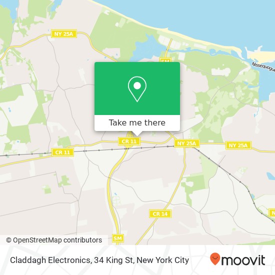 Mapa de Claddagh Electronics, 34 King St