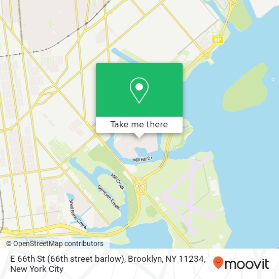 E 66th St (66th street barlow), Brooklyn, NY 11234 map