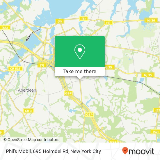 Mapa de Phil's Mobil, 695 Holmdel Rd