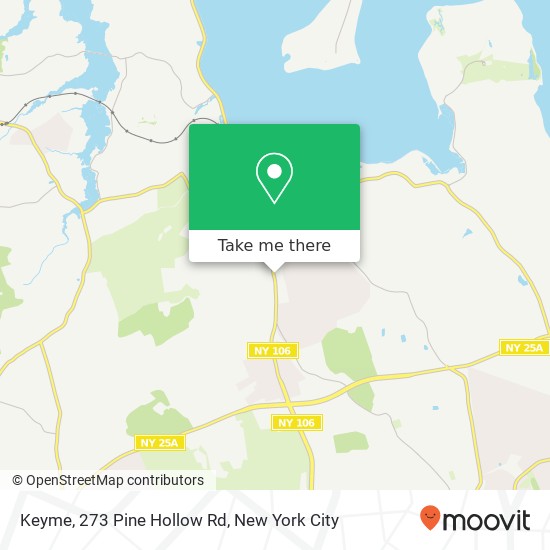 Keyme, 273 Pine Hollow Rd map